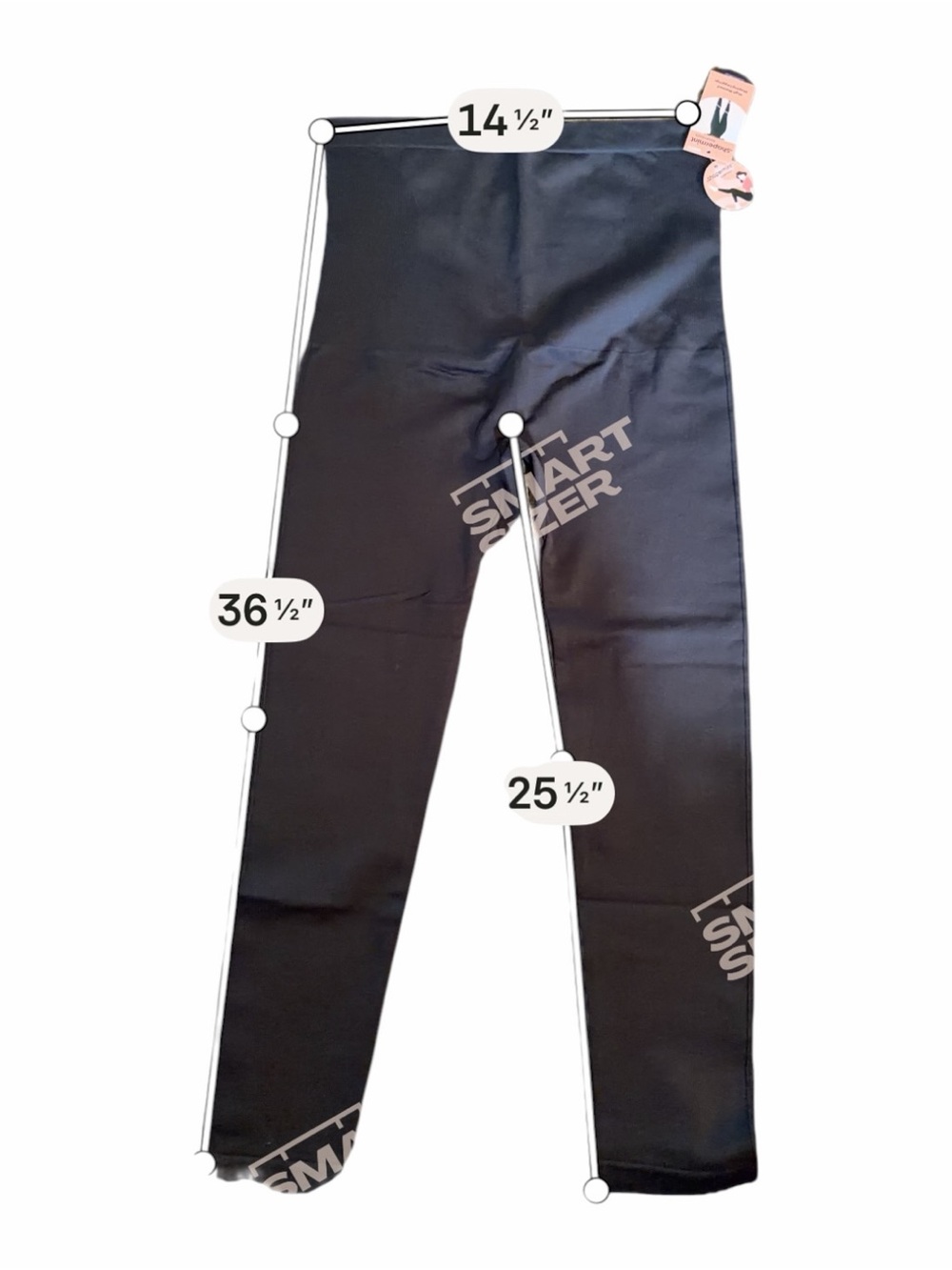 Shapermint Essentials High Waisted Shaping Leggings Black 2XL Plus Size NWT - Picture 5 of 7